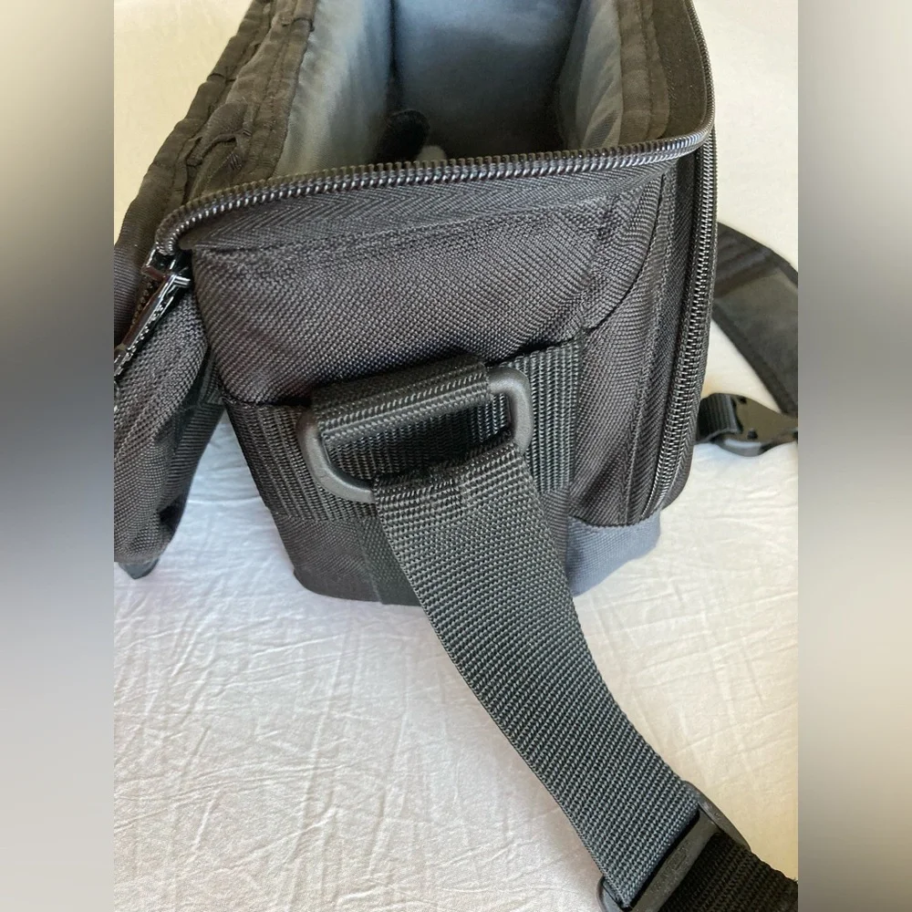 Tarmac Black Camera Bag with Adjustable Shoulder Strap